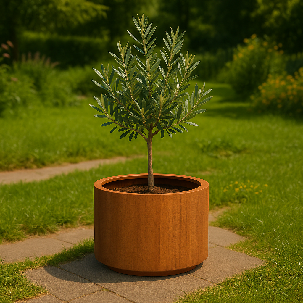 Ronde plantenbak