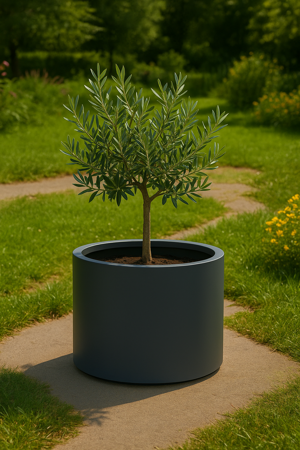 Ronde plantenbak
