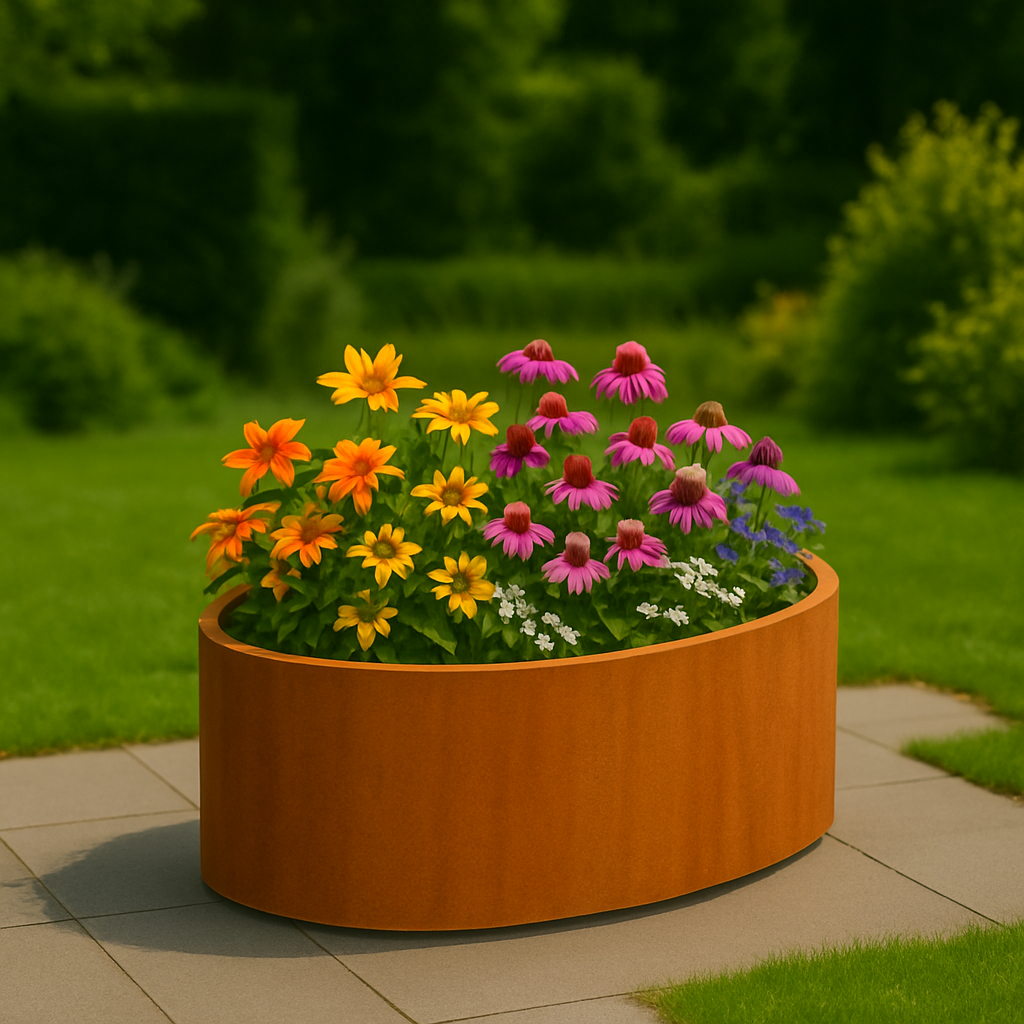Ovale plantenbak